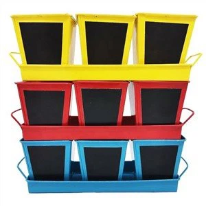 Cearnóg Potaí Gléasra Miotail le Tráidire